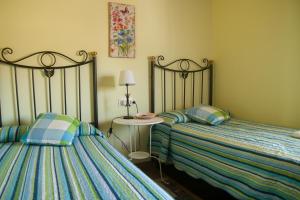 Postelja oz. postelje v sobi nastanitve Casa Rural El Mirador de Villaverde