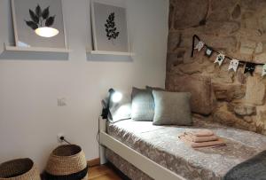 Posteľ alebo postele v izbe v ubytovaní Exclusivo apartamento en edificio histórico