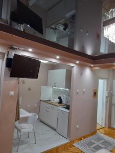 Kuhinja oz. manjša kuhinja v nastanitvi Iva Lux apartman