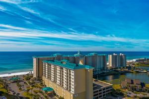 a view of a hotel and the beach at Ariel Dunes I in Destin