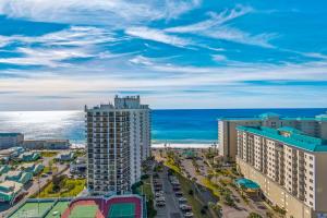 an aerial view of a city and the ocean at Ariel Dunes I in Destin