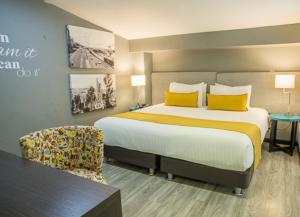 Postel nebo postele na pokoji v ubytování Hotel City Bog Usaquén