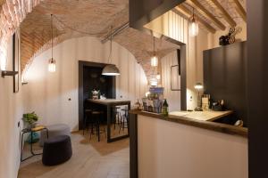 Kuchyň nebo kuchyňský kout v ubytování Gentry11 Rooms&More