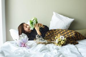 WPÜ HOTEL HAKONE客房内的一张或多张床位