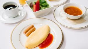 Opsi sarapan yang tersedia untuk tamu di Kyu-Karuizawa Hotel Shinonome