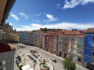 Výhľad na mesto Burgos alebo výhľad na mesto priamo z apartmánu