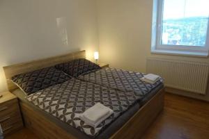 Postel nebo postele na pokoji v ubytování Apartmán Borůvka + 27 fotografií