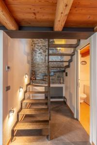 Litera o literas de una habitación en Relax alle porte di Aosta