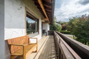 Balkón nebo terasa v ubytování Ferienwohnung im Haus Metzger