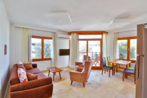 Zona de estar de Çınarlar Apart Hotel KAŞ