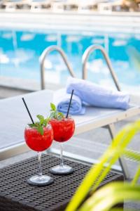 Bazén v ubytování Hotel Al Cigno nebo v jeho okolí