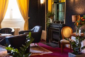 Posezení v ubytování Hôtel des Bains