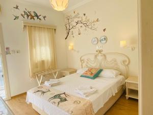 Postel nebo postele na pokoji v ubytování Bodrum Sade Pension + 37 fotografií