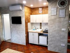 Küche/Küchenzeile in der Unterkunft Vila Violeta