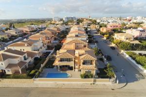 arial view of a residential neighbourhood with houses at D09 - Porto de Mós Luxury Villa in Lagos