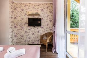 Et tv og/eller underholdning på Apartamenty Zielona Owieczka