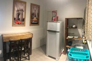 Dapur atau dapur kecil di 7. Apartamento com Banheira Vista Mar Bombinhas