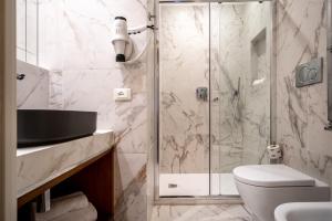 Koupelna v ubytování Hotel Smeraldo
