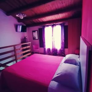 a bedroom with a large bed and a window at Donnaciccinatrapani in Rilievo