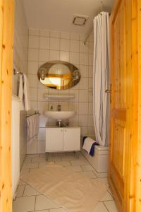 Koupelna v ubytování Naturlaub.pur