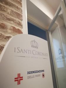 Certifikát, hodnocení, plakát nebo jiný dokument vystavený v ubytování I Santi Coronati