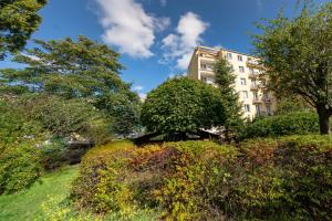 Vonkajšia záhrada v ubytovaní Apartament Blue Sea Gdynia