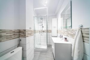 Kúpeľňa v ubytovaní Apartament Blue Sea Gdynia + 37 fotografií