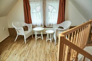 Posezení v ubytování Apartmány Na Faře