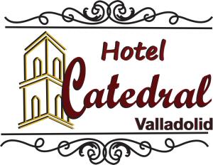 a sign for a restaurant with a picture of a cat on it at Hotel Catedral Valladolid Yucatan in Valladolid