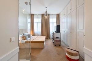 Posteľ alebo postele v izbe v ubytovaní 6 rooms