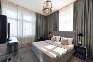 Posteľ alebo postele v izbe v ubytovaní 6 rooms