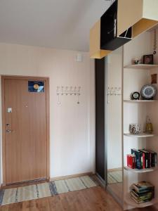 Kuchyň nebo kuchyňský kout v ubytování Sunny apartment Kėdainiai