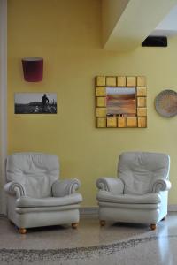 A seating area at Hotel Ristorante Brusco