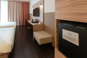 Cama ou camas em um quarto em Star G Hotel Premium München Domagkstraße