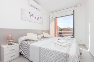 Posteľ alebo postele v izbe v ubytovaní Apart-rent Apartment Gran reserva 0076