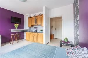 Kuchyňa alebo kuchynka v ubytovaní Apartament Broadway