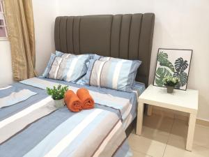Krevet ili kreveti u jedinici u okviru objekta Menjalara Kepong Desapark & MITEC 中文房东- B16