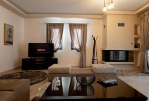 Area soggiorno di Meteora 360 apartment