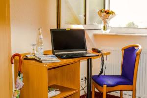 TV a/nebo společenská místnost v ubytování Hotel Landgasthof Lell