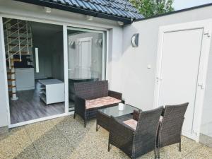 Posezení v ubytování Apartmán s vlastním vchodem Klima Terasa