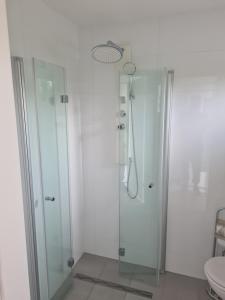 Koupelna v ubytování Apartmán 1+1 s vlastním vchodem v Jeseníkách