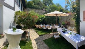 Zahrada ubytování Geibelhof - Apartments in mediterraner Hofreite nahe Frankfurt am Main