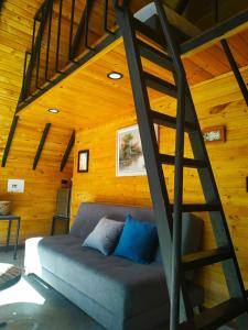 Postel nebo postele na pokoji v ubytování Glamping Los Ángeles