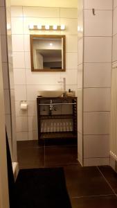 Koupelna v ubytování Les étangs du Thioux GUEST HOUSE