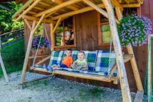 Vonkajšia záhrada v ubytovaní Haus Tannenheim