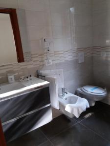 Koupelna v ubytování La valle del re