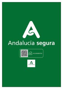 a green and white sign on a green and white sign at Apartamentos Tendillas in Córdoba