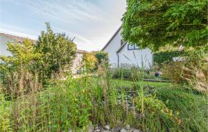 um jardim em frente a uma casa com relva alta em Amazing Home In Friedrichskoog With Kitchen em Friedrichskoog