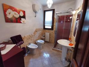 Koupelna v ubytování B&B Gianni e Pia