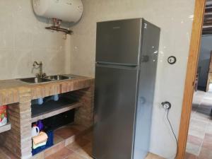 A bathroom at Casa Purujosa